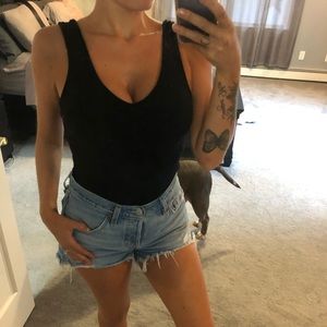 Express ribbed bodysuit
